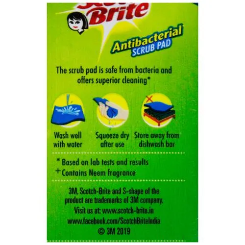 Scotch Brite Anti Bacterial Scrub Pad view 4