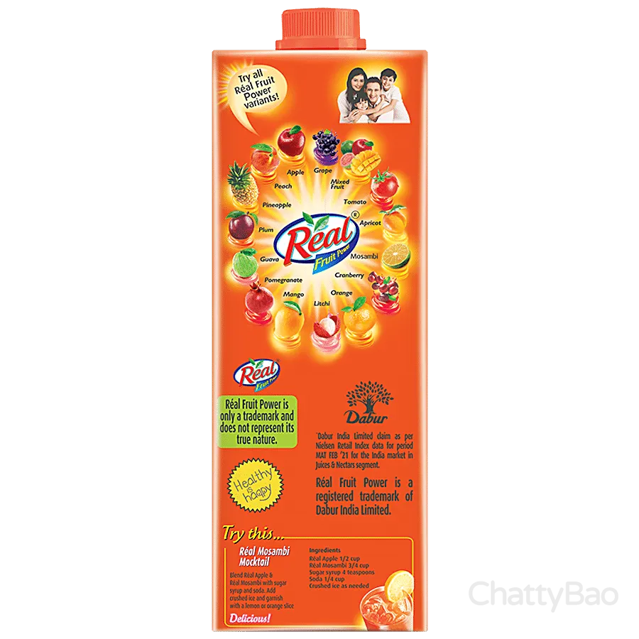 Real Mosambi Juice 1 L view 2