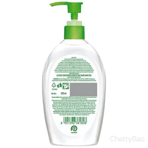 Dettol Hand Sanitizer - Original 200 ml view 2