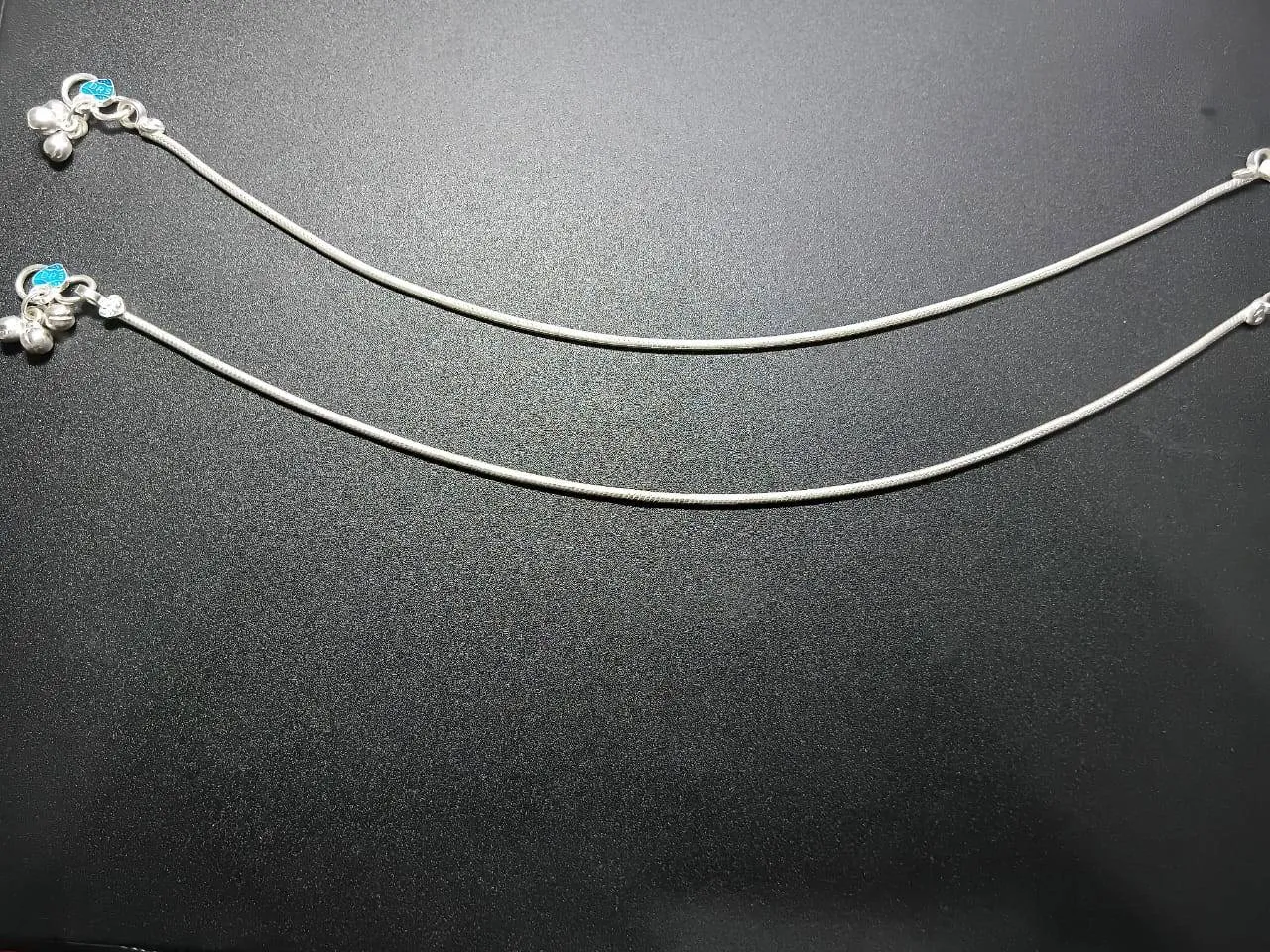 Silver Anklet (AVAL-024) view 2