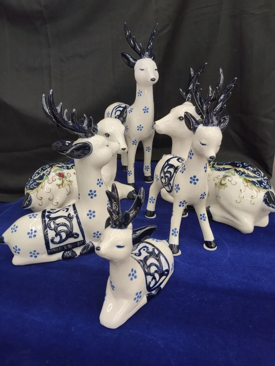 Ceramic Deer Statue view 3