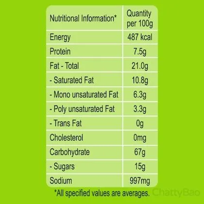 Unibic Snappers - Potato Crackers Cream & Onion 300 g view 3