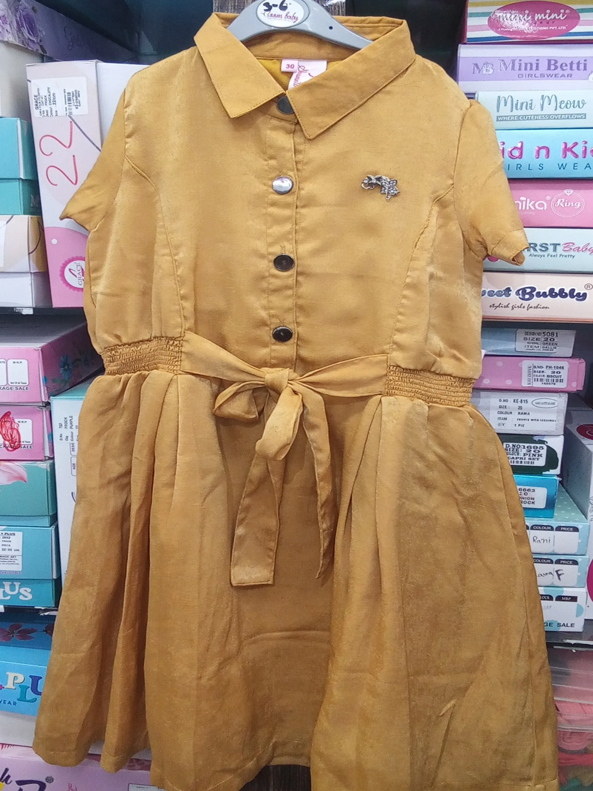 Girls Cotton Frock Frock view 3