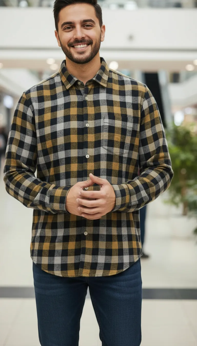 Plaid Casual Shirt view 4