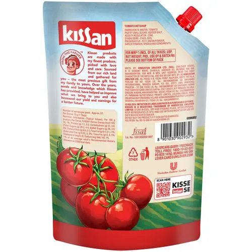 Kissan Fresh Tomato Ketchup Doy Pack 900 g view 2