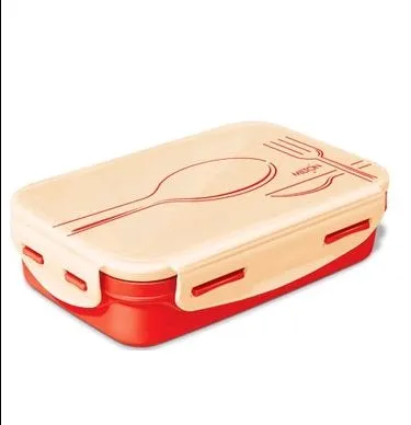 Milton Steely Deluxe Tiffin, Red, 1 Pcs view 3
