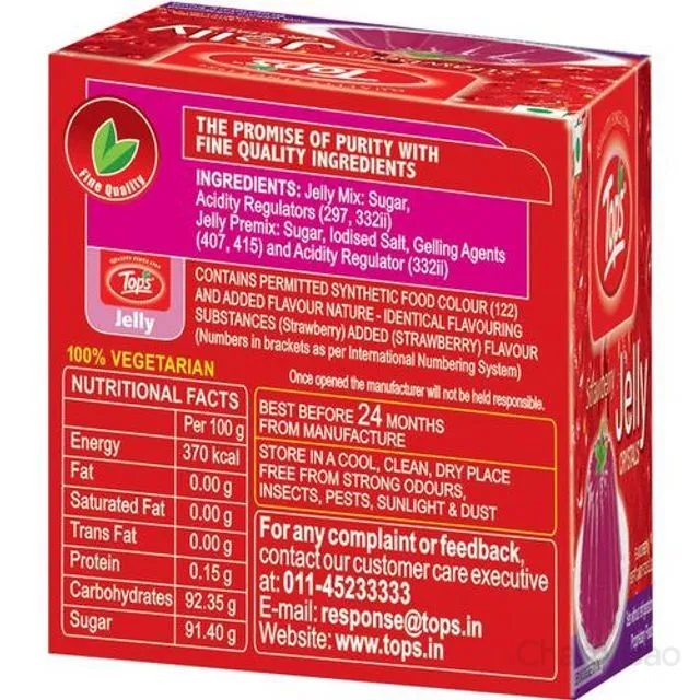 Tops Jelly - Strawberry 90 g view 2
