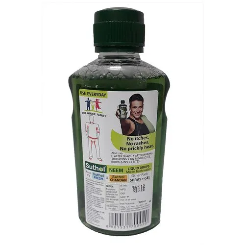 Suthol Antiseptic Skin Liquid - Neem 200 ml view 2