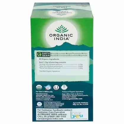 Organic India Tulsi Original Tea Bags 25 Pieces view 2