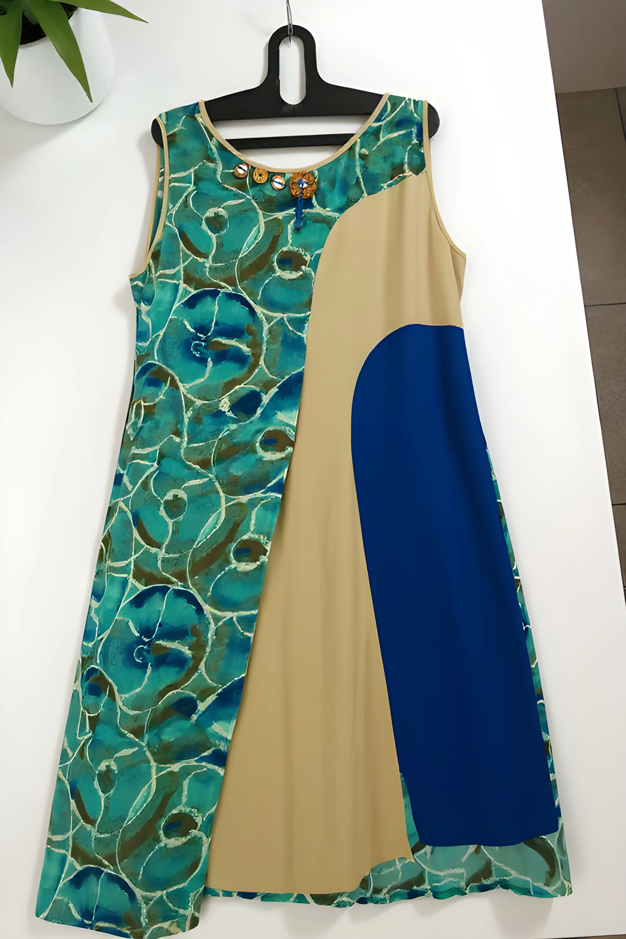 Abstract Print Kurti view 2