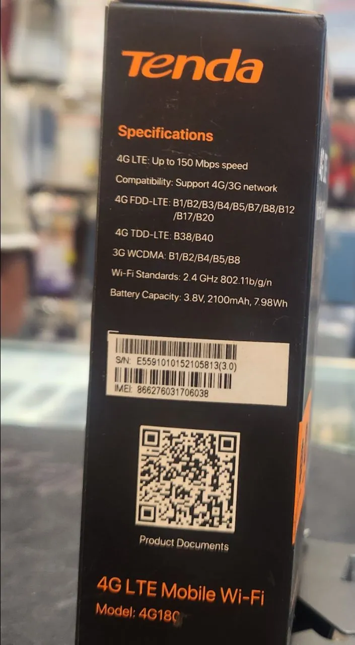 Tenda 4G LTE Mobile Wi-Fi view 2