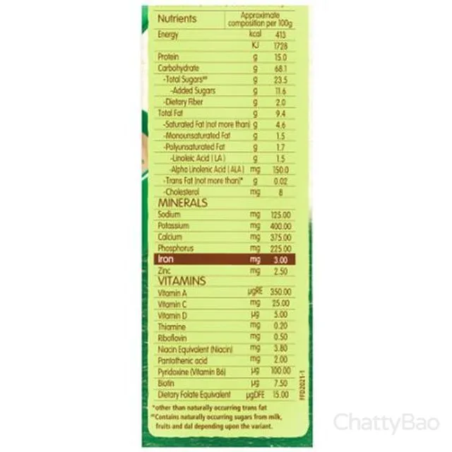 Nestle Cerelac 5 Grain & Vegetables 18 Month + 300 GM view 3