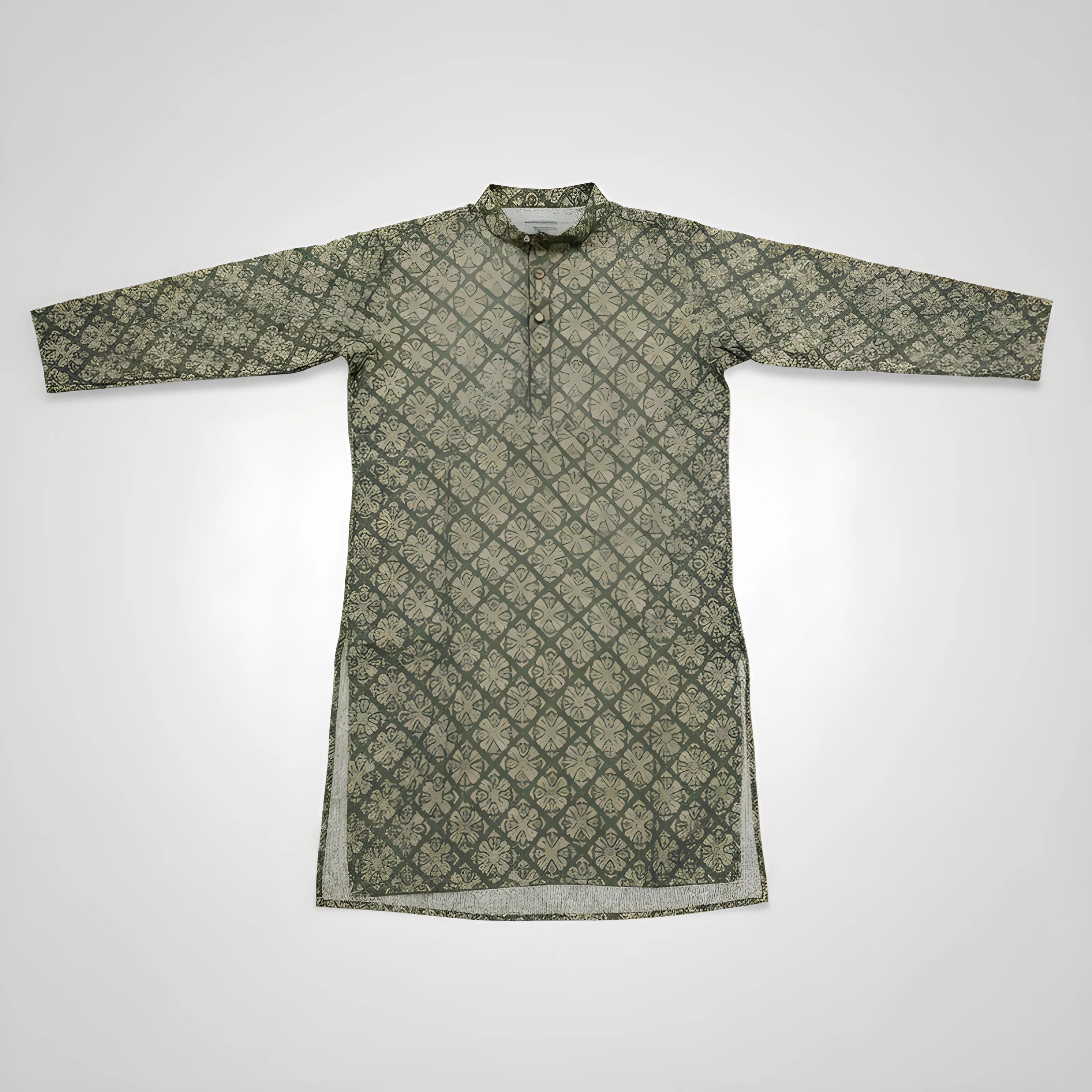 Digital Croset (DN No.16) Kurta view 2