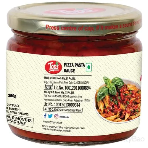 Tops Pizza Pasta Sauce 350 g view 2