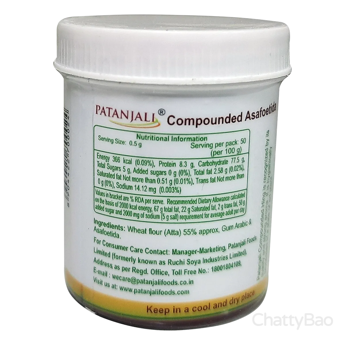 Patanjali Bandhani Hing 10 g view 4