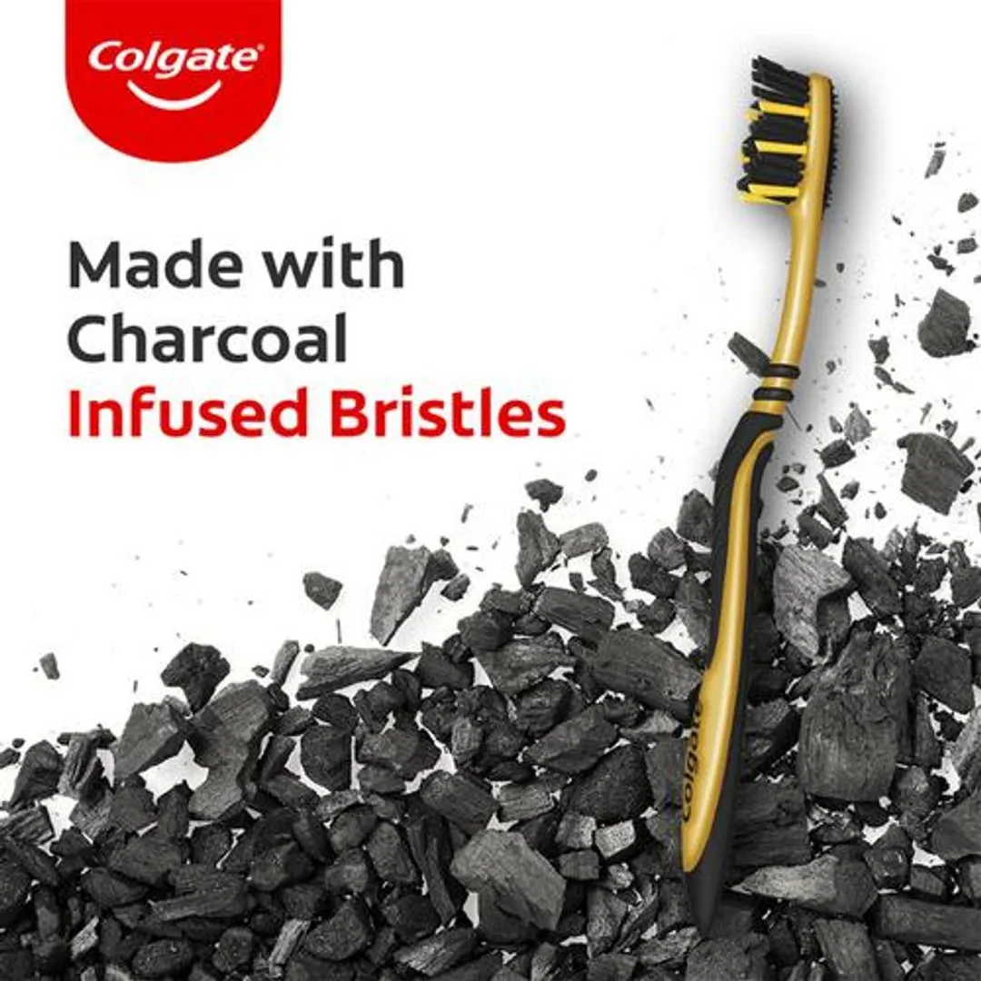 Colgate ZigZag Charcoal Toothbrush 4 Pieces view 2