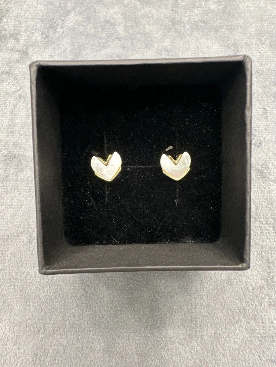 Golden Heart Earrings view 2