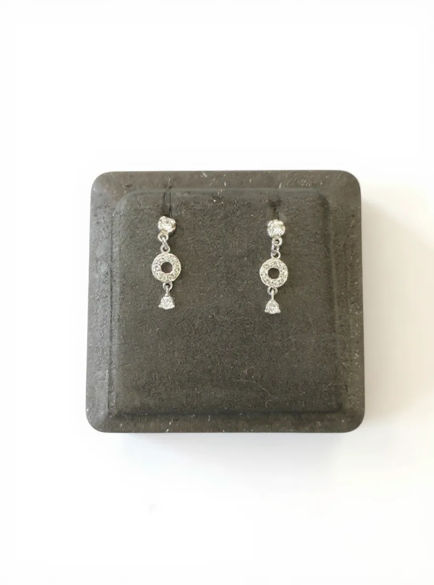 Crystal Drop Earrings view 2