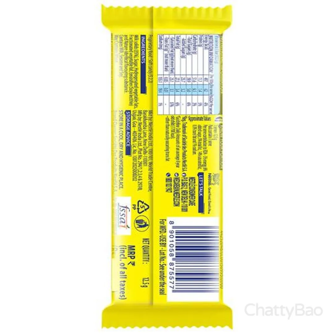 Nestle Milkybar White Chocolate 12.5 g view 2