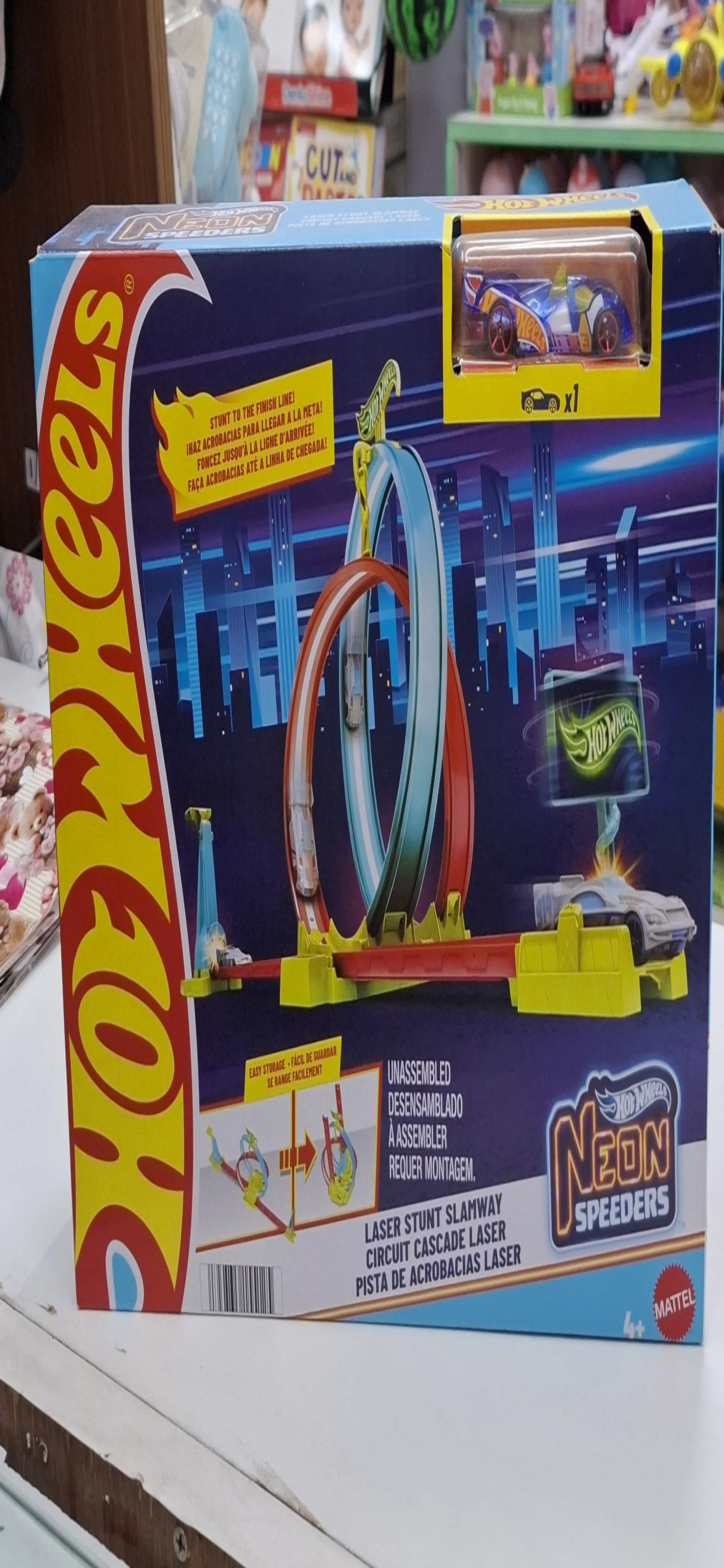 Hot Wheels Laser Stunt Slamway view 2