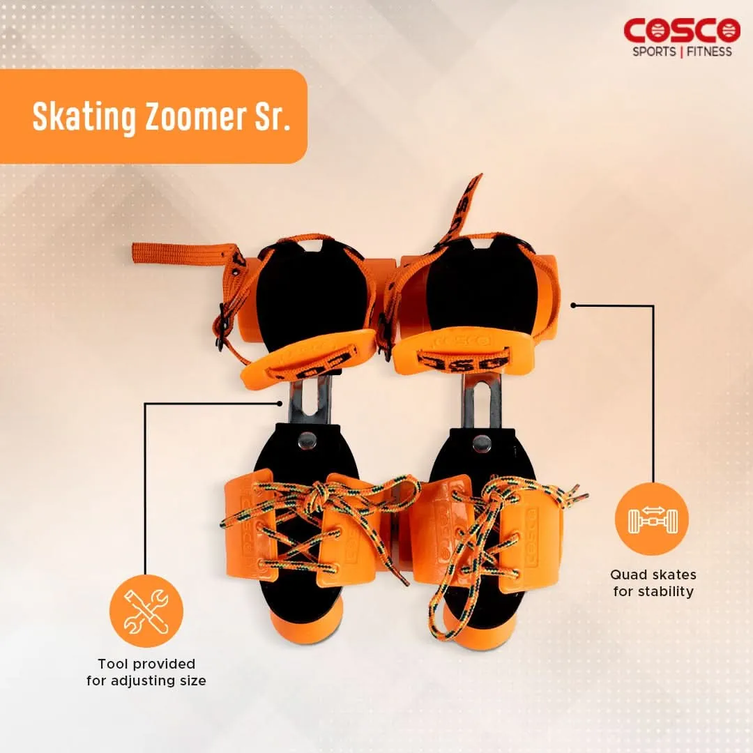 Cosco Skating Zoomer Sr. Skates - Orange view 3