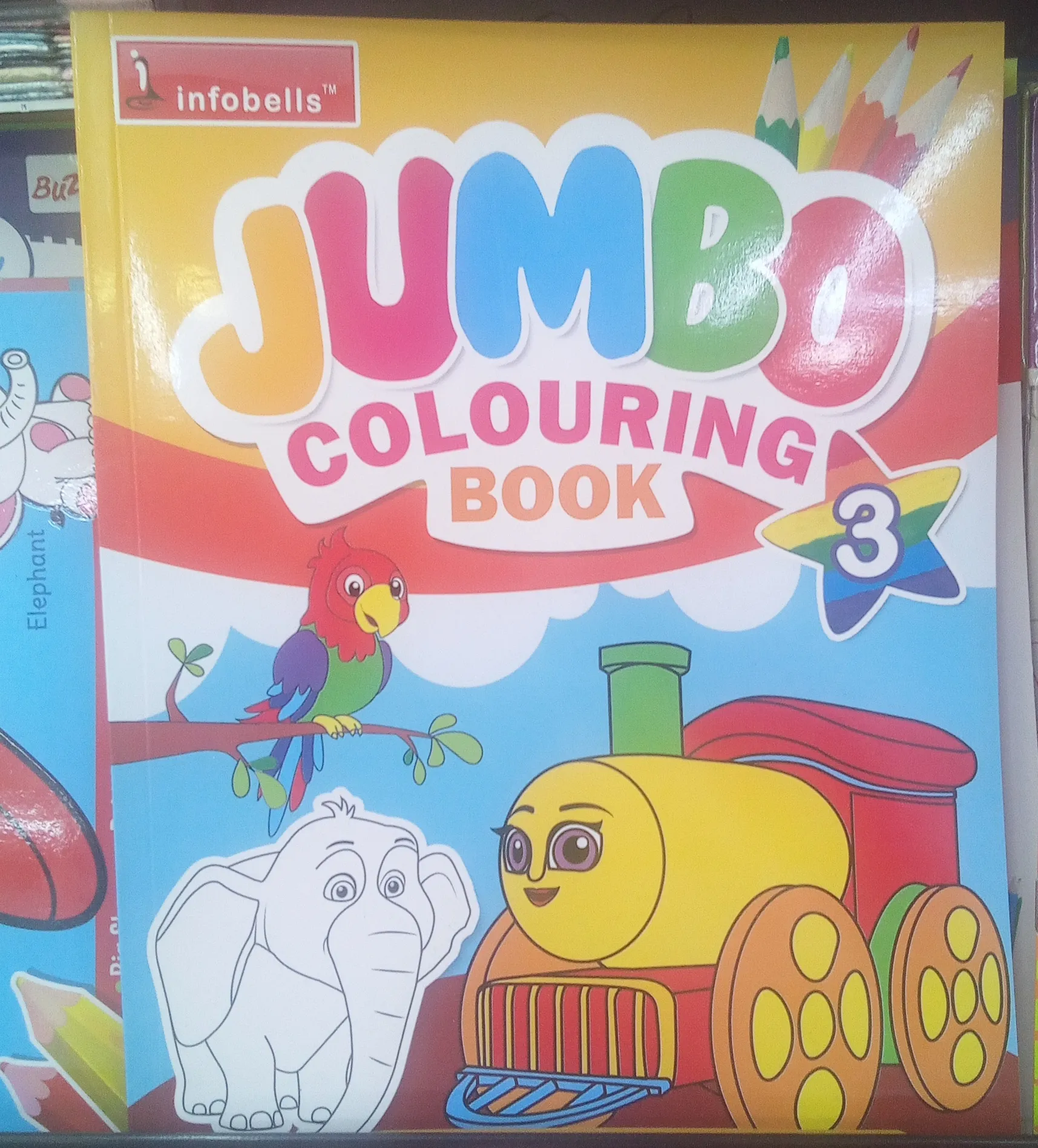 Infobells Jumbo Colouring Book 3 view 2