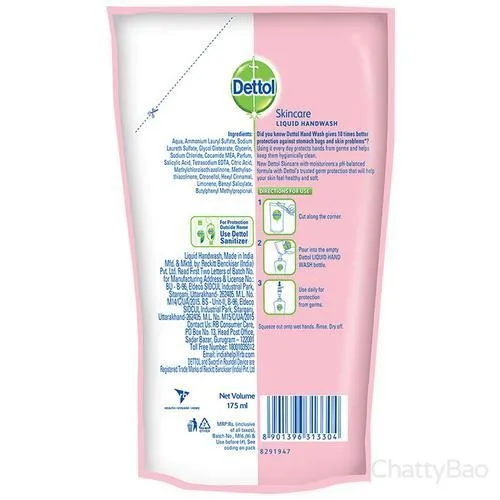 Dettol Liquid Handwash - Skincare Refill 175 ml view 2