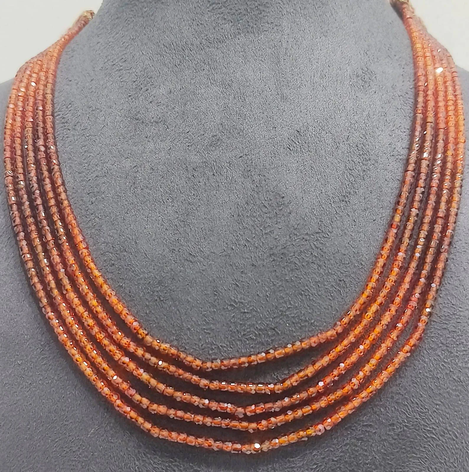 Copper Beads Necklace (AVMM-05) view 3