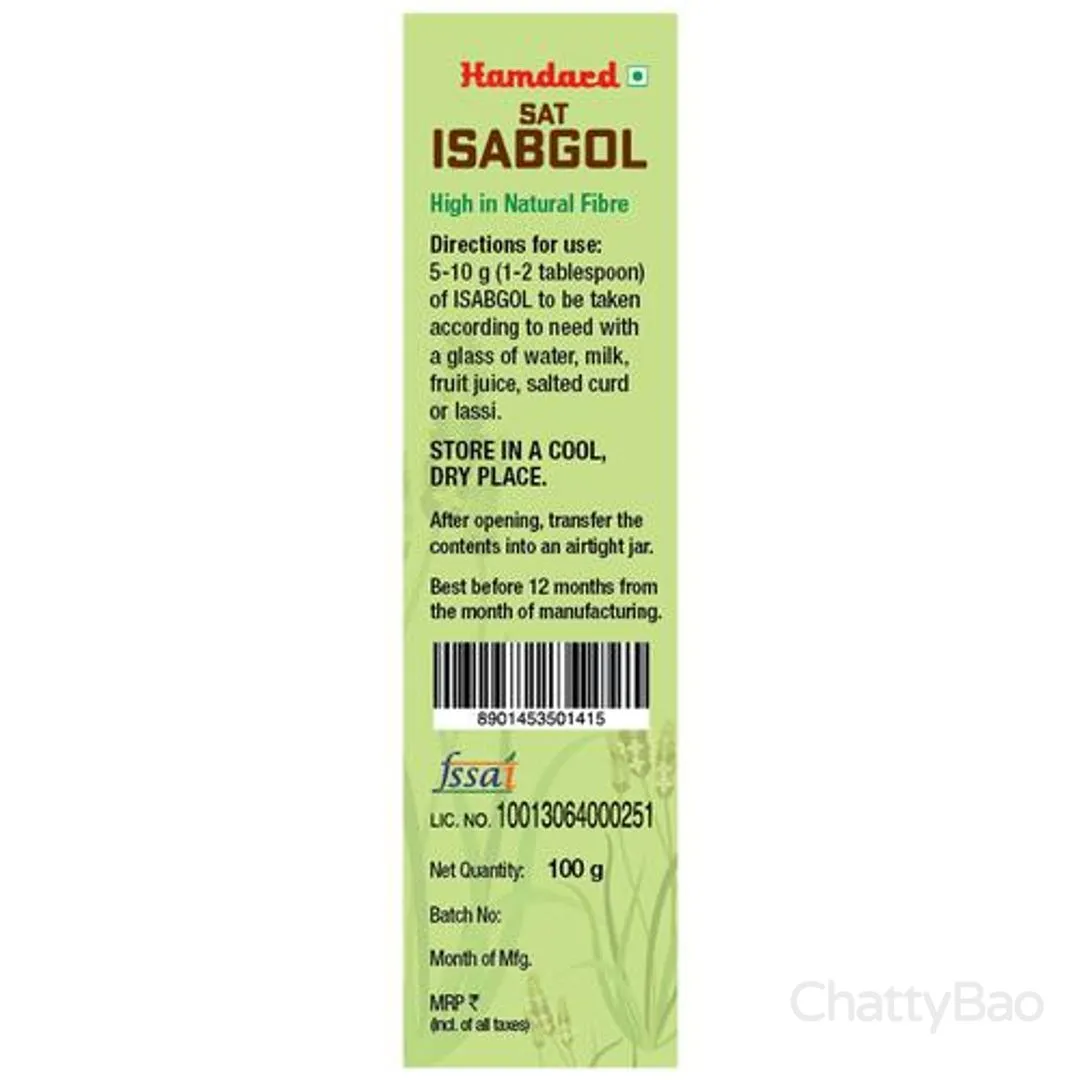 Hamdard Sat Isabgol 100 g view 2