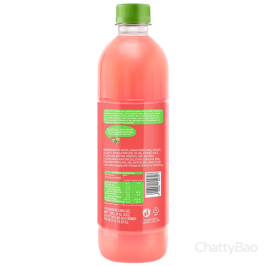 Paper Boat Swing Guava Juice 600 ml view 2