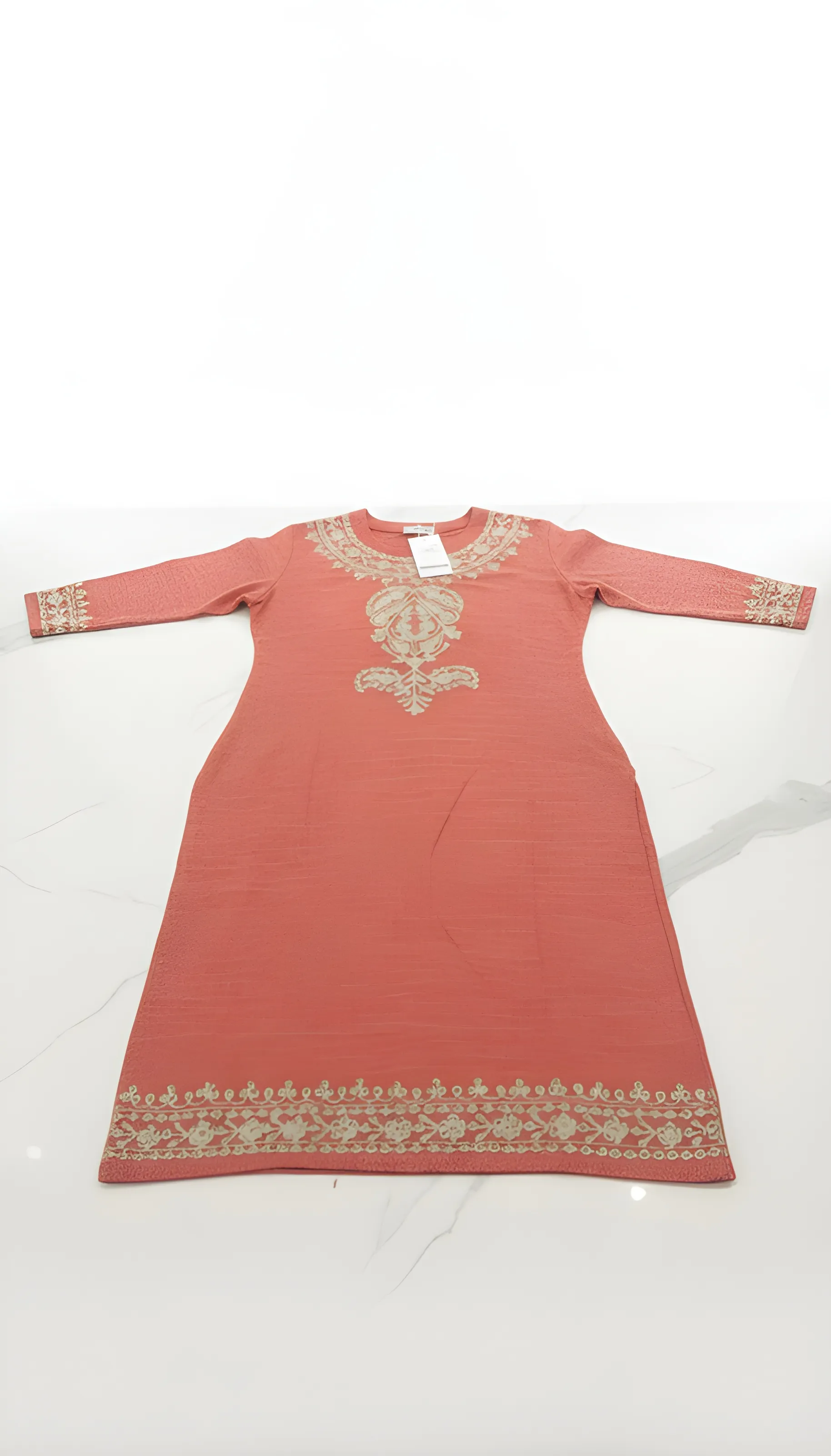 Embroidered Kurta view 2