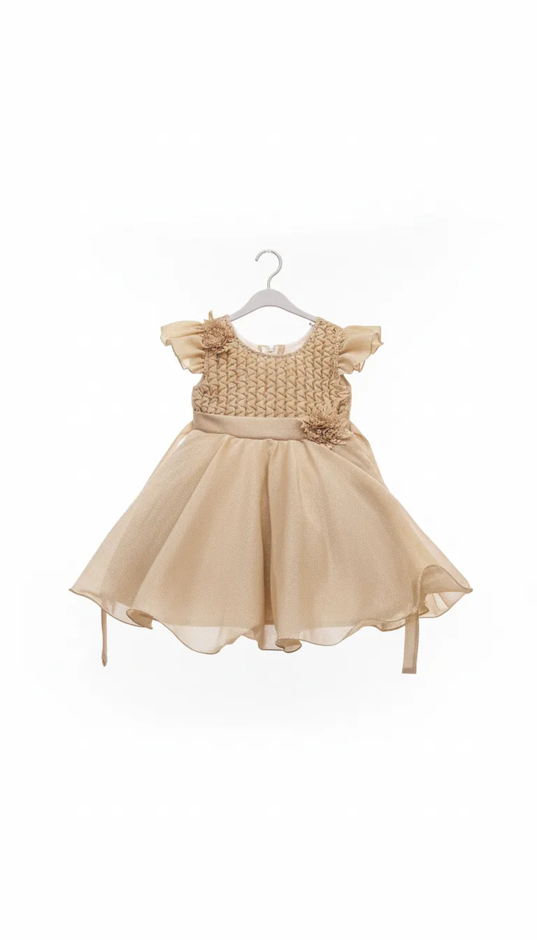 Girls Fancy Frock.  S view 2
