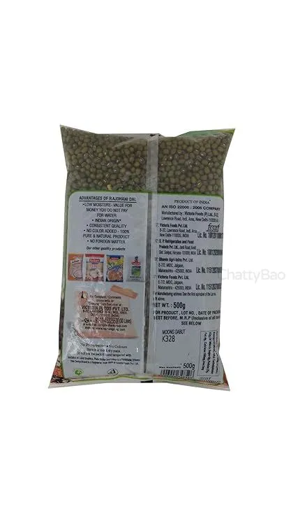 Rajdhani Green Moong Sabut (Whole) Dal 500 g view 3