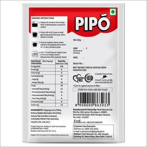 Pipo Premium American Popcorn - Golden Crunch 40 g view 2