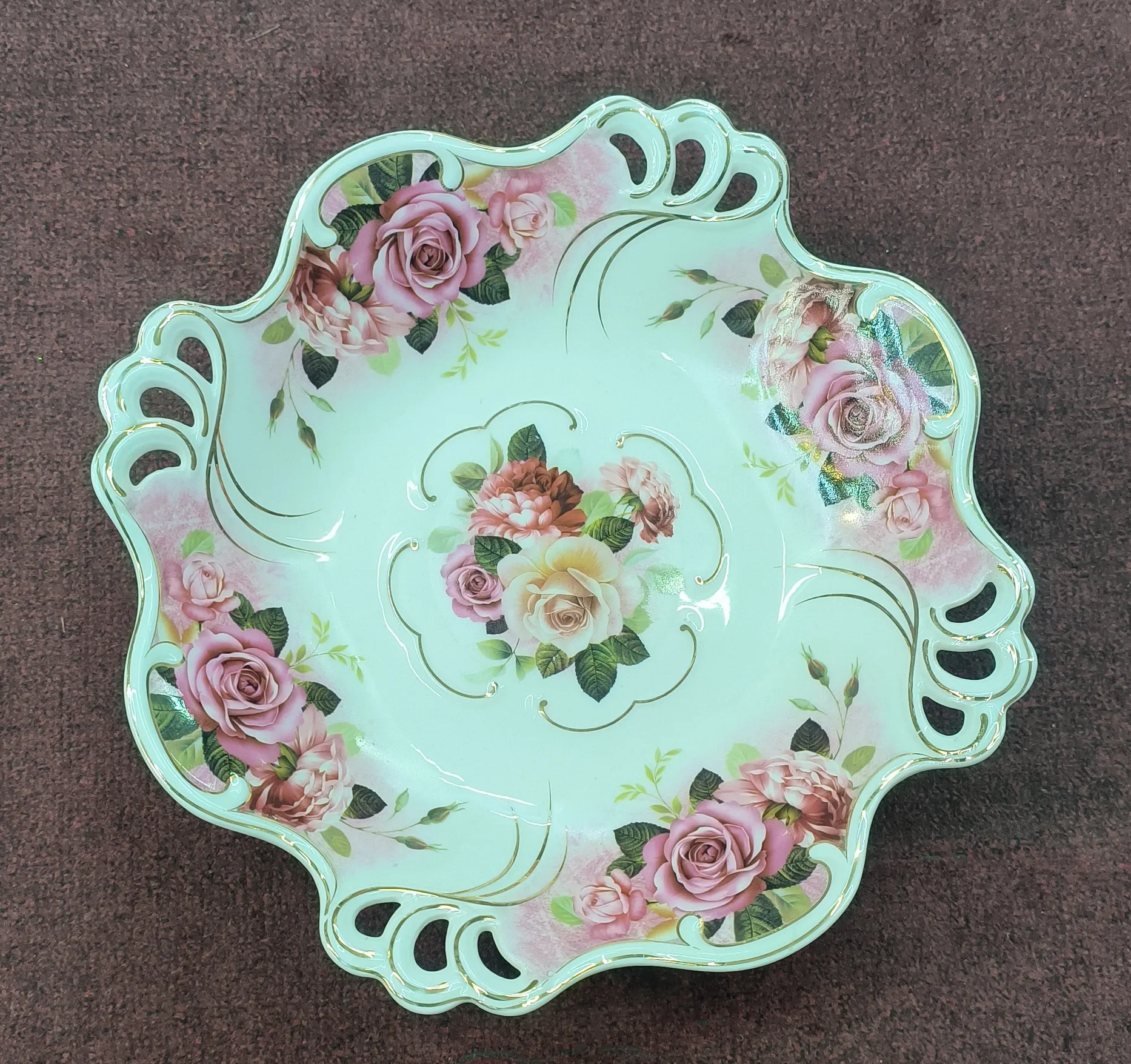 Floral Decorative Tray view 2