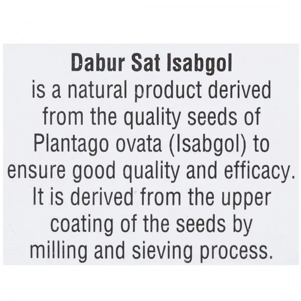 Dabur Sat Isabgol Psyllium Husk 90 g view 3