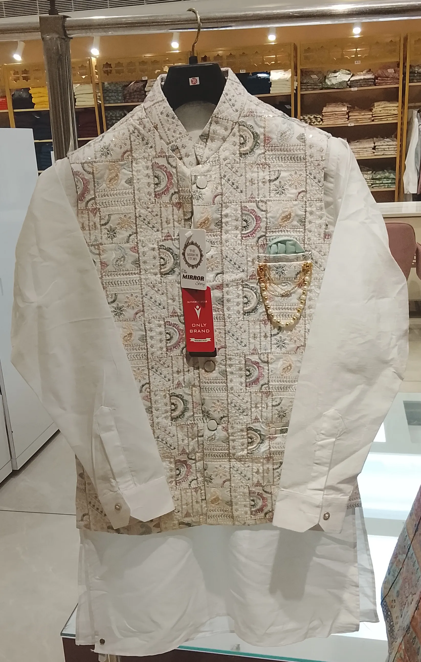 Three Piece Koti Kurta view 3