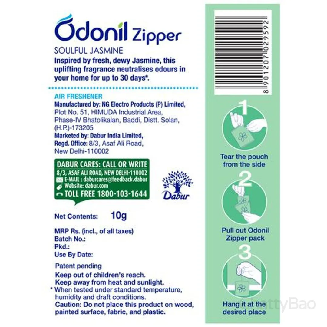 Odonil Zipper Soulful Jasmine 10 g view 2