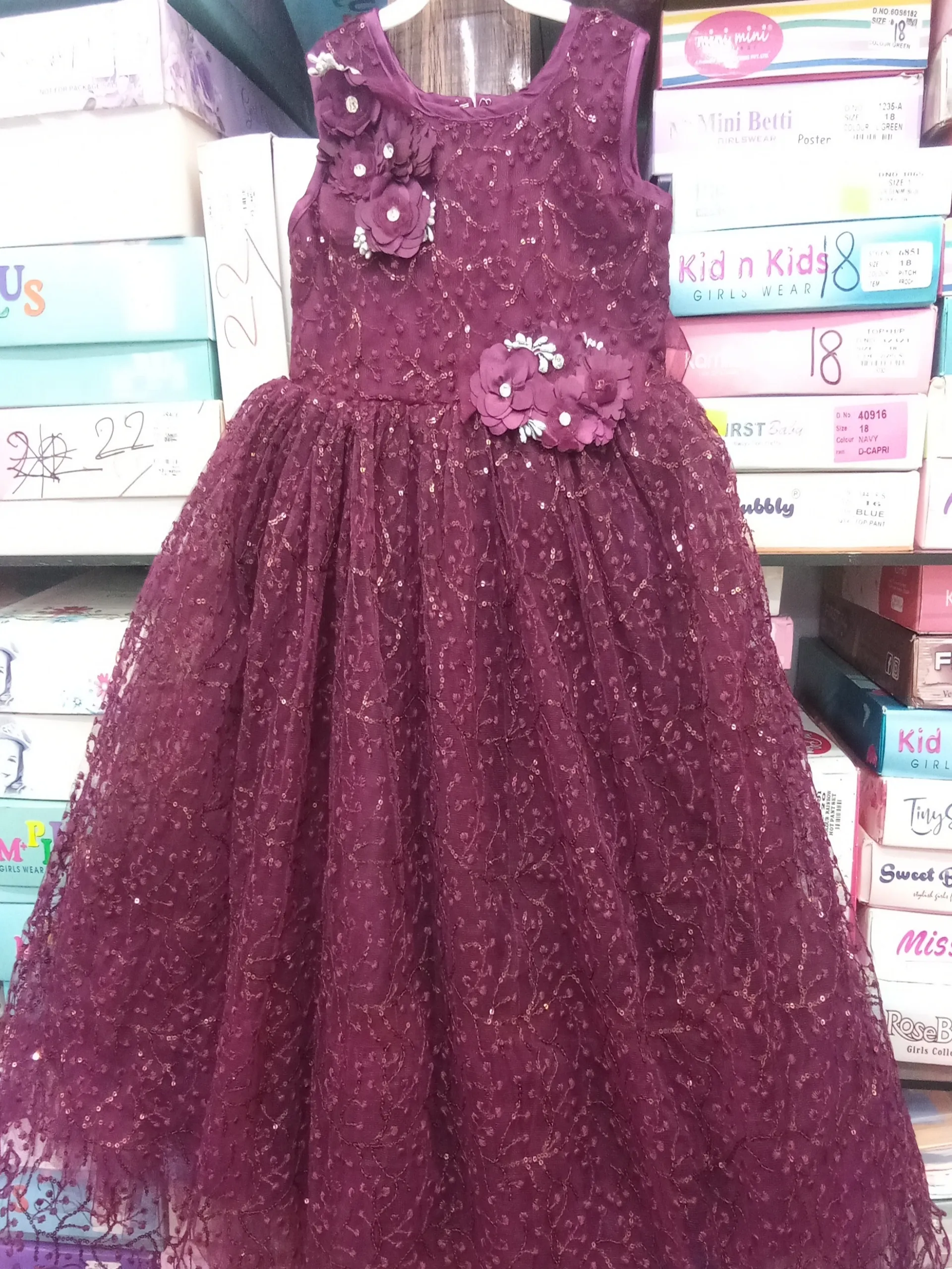 Girls Party Wear Gown view 3
