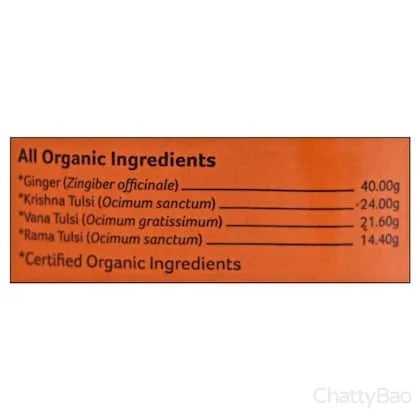 Organic India Tea - Tulsi & Ginger 100 g view 4