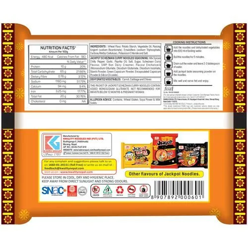 Jackpot Schezwan Curry Noodles 100 g view 2