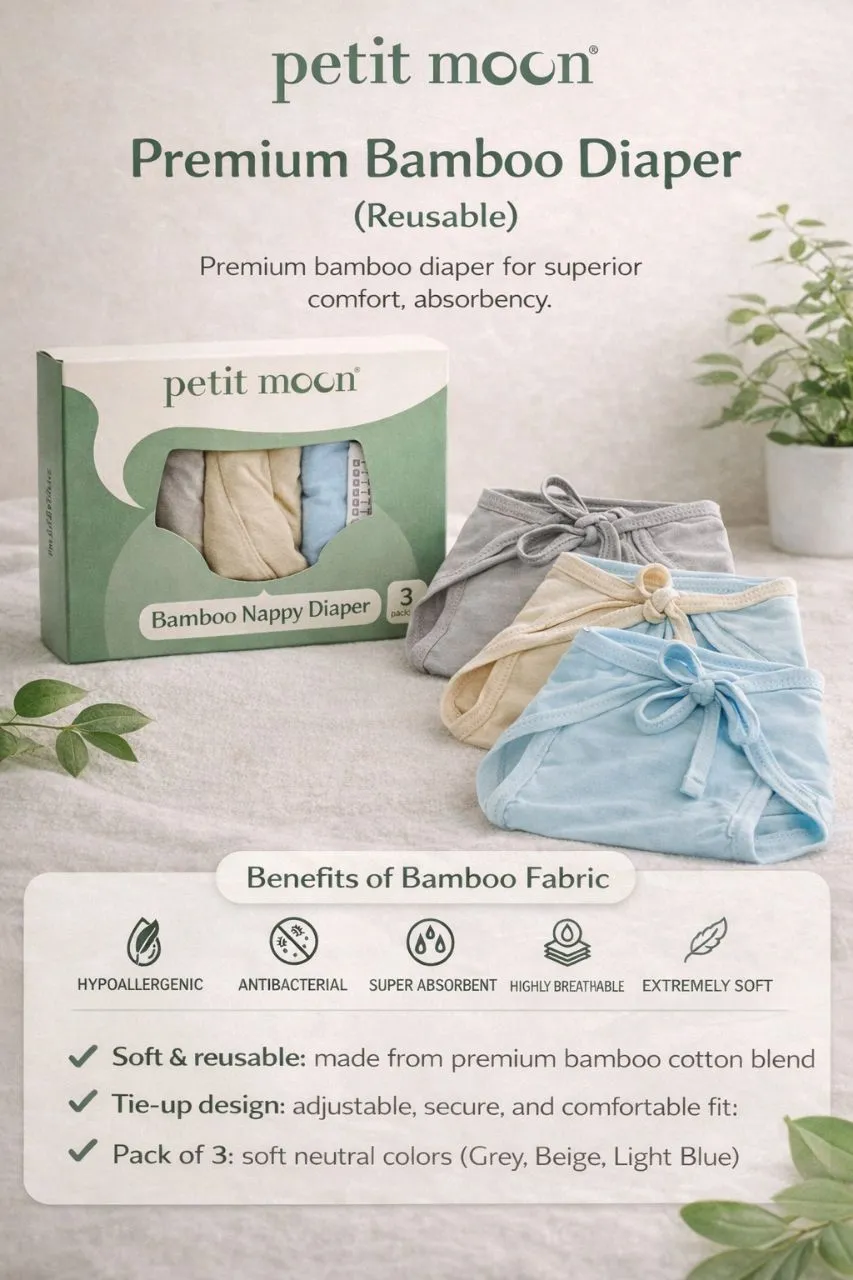 Petit Moon Premium Bamboo Diaper
