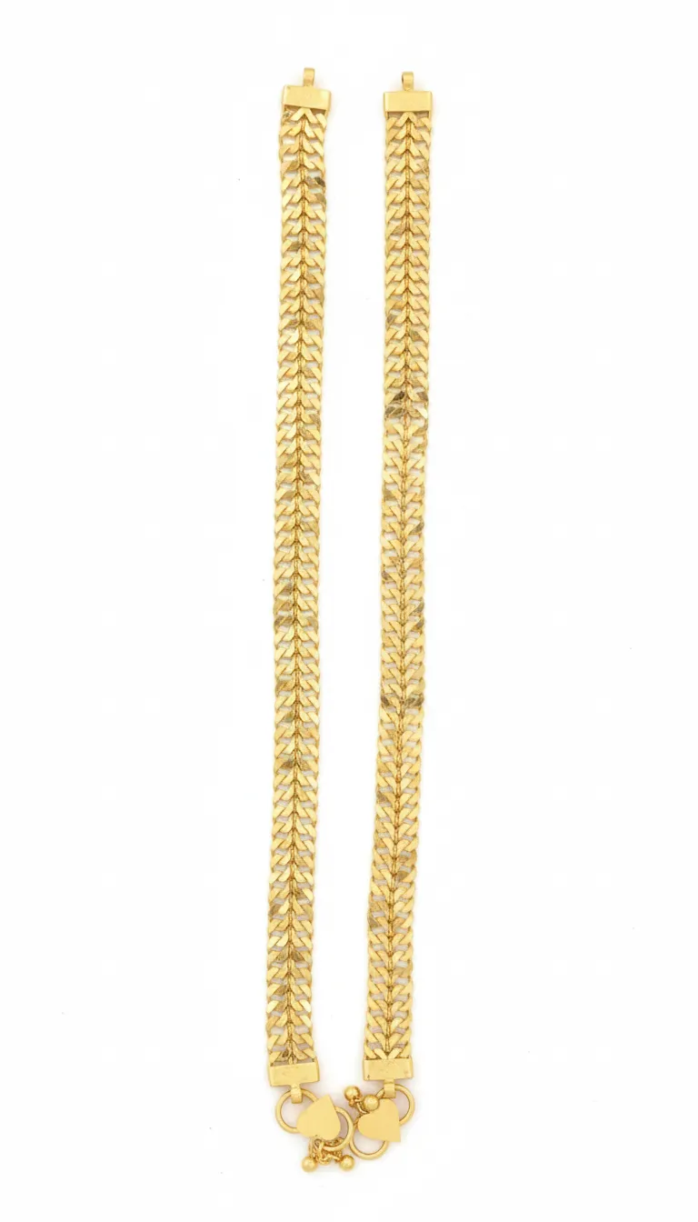 Gold Plated Chain Bracelet view 2
