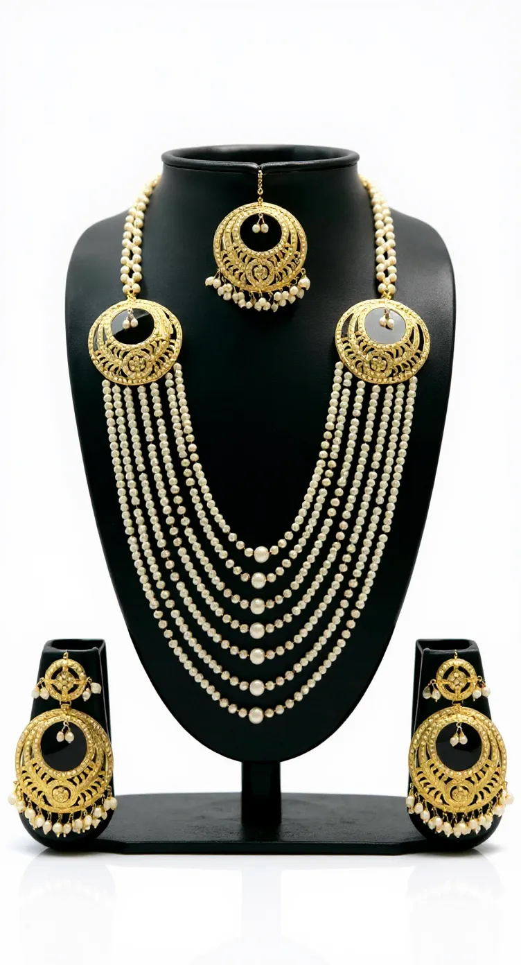 Gold Jewelry Set view 2