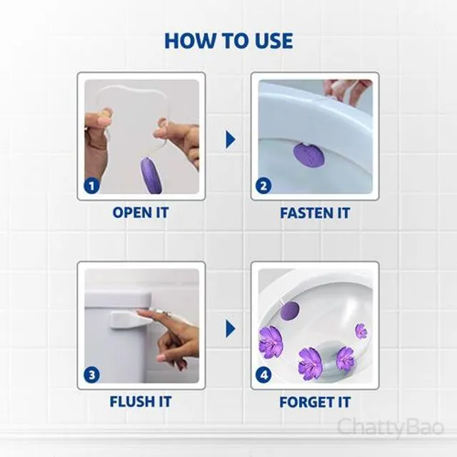 Harpic Hygienic Toilet Cleaner Rim Block - Lavender 26 g view 3
