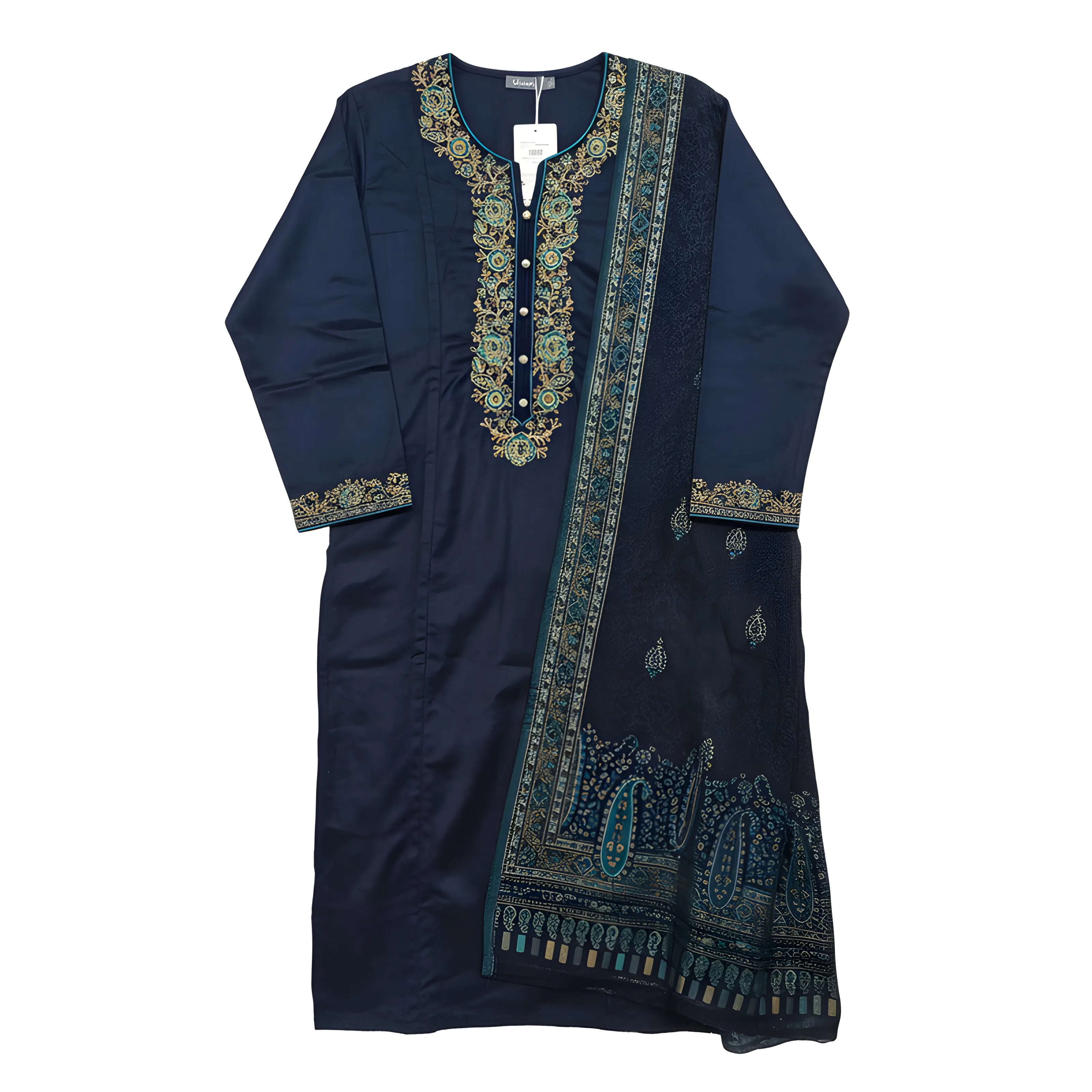 Mirror Story Embellished Kurta Set view 2