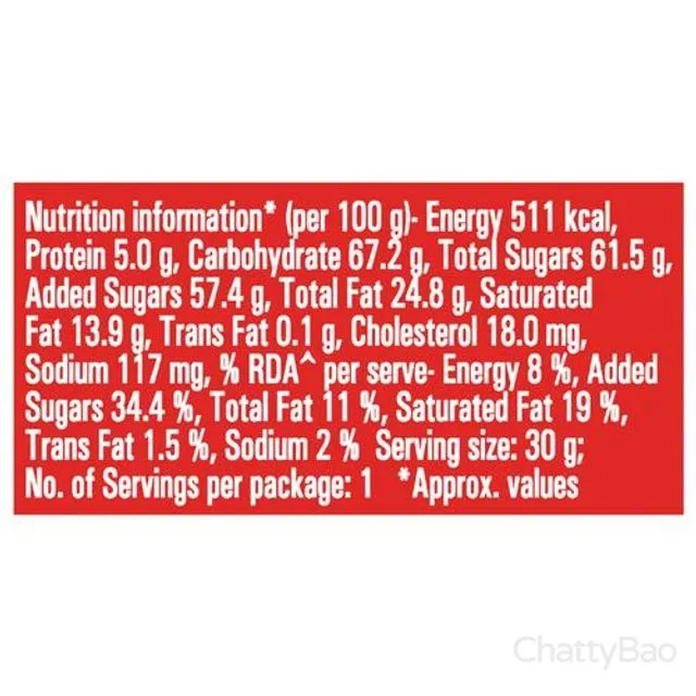 Cadbury Nutties Chocolate 30 g view 3
