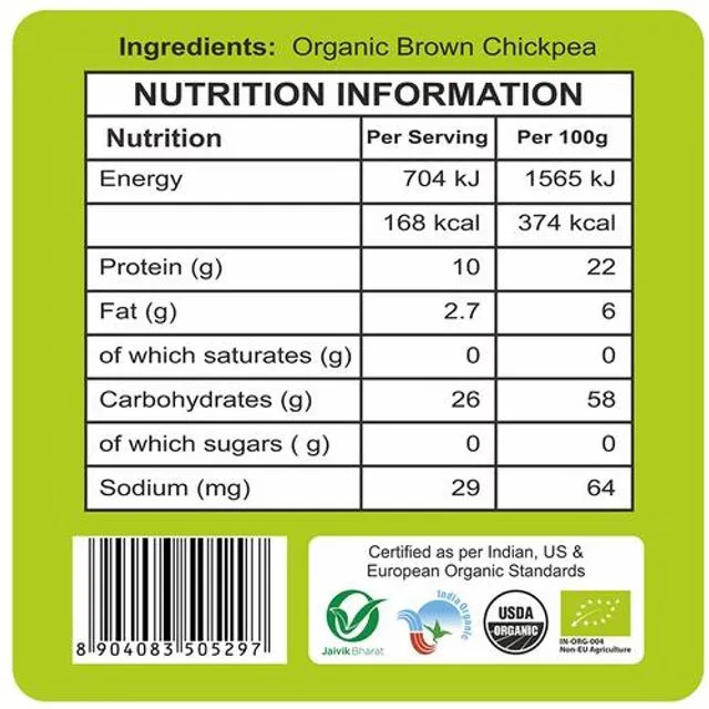 24 Mantra Organic Chana Dal 500 g view 3