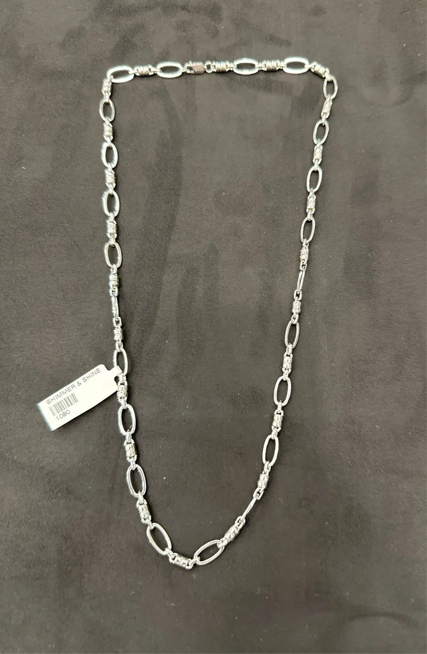 Shimmer & Shine Sterling Silver Chain