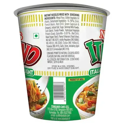 Nissin Italiano Instant Cup Noodles 70 g view 2